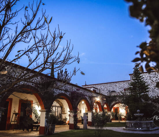 Hacienda San Felipe - Portales de noche