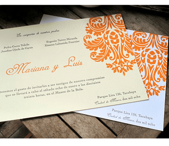 Abeja Roja Press, invitaciones para tu boda en Distrito Federal