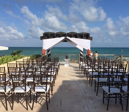 Preparación boda en Riviera Maya