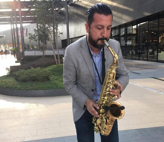 Saxofonista Fernando Carreto