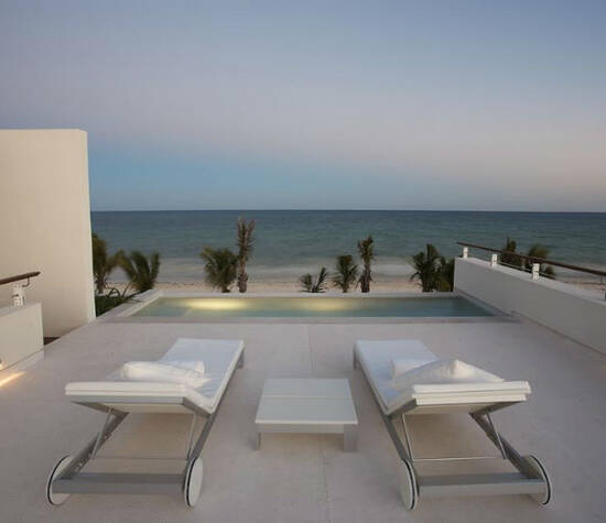 Hotel para luna de miel en la playa del Caribe - Foto Blue Diamond Riviera Maya