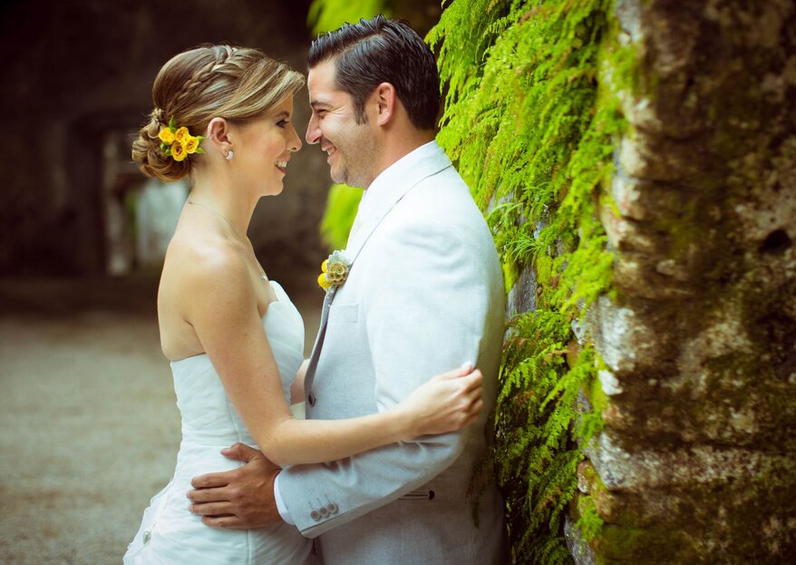 "Nuestra historia es real": La boda de Daniela y Carlos