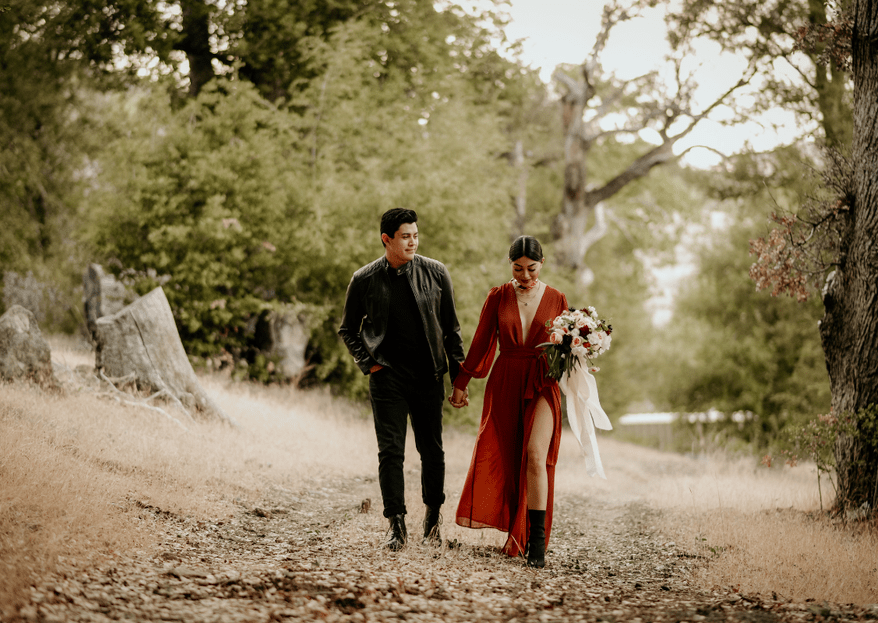 David &amp; Sheyla: una boda elopement de otoño en California