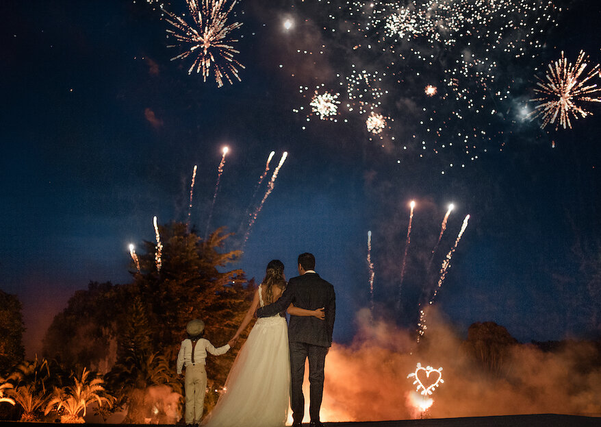 Fuegos artificiales para tu boda: modo de empleo y consejos para disfrutarlos