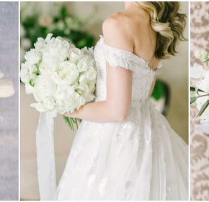 Flores blancas para tu ramo de novia: El detalle ideal para tu look de boda