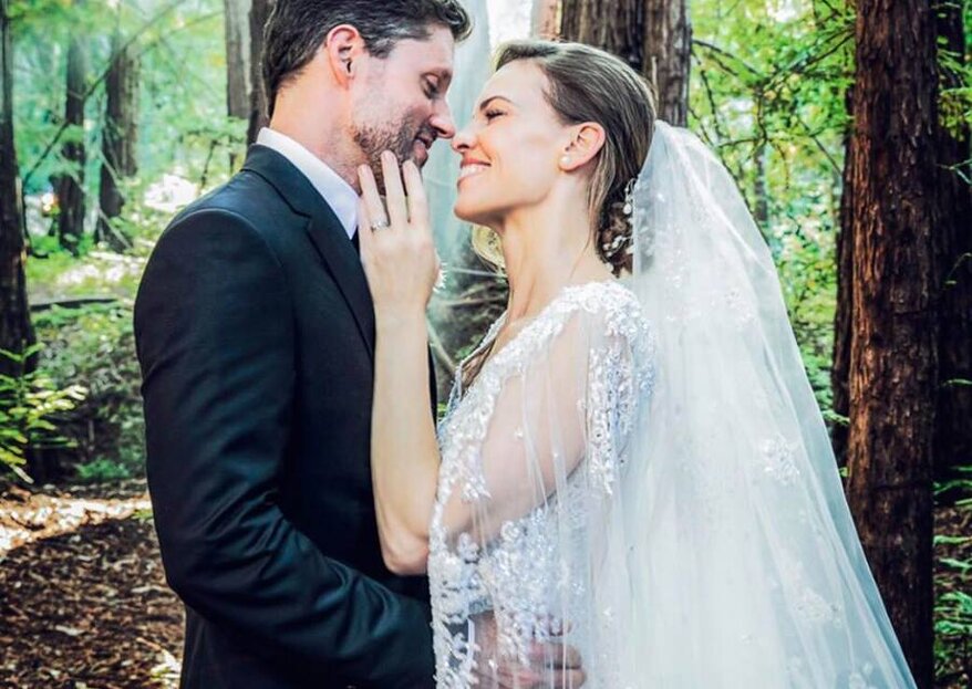 Hilary Swank se casó en secreto ¡Descubre su boda en medio del bosque!